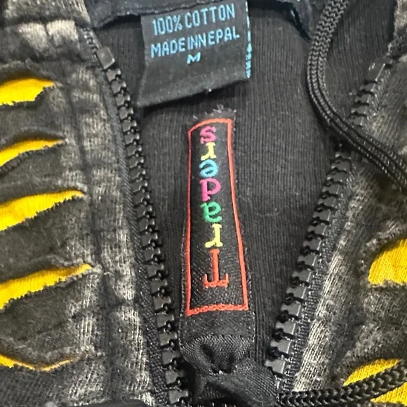 Agan Traders Colorful Embroidered Women's Jacket Medium YT7 - Picture 7 of 9